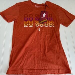 Cotopaxi Women’s Do Good Repeat Organic Cotton T-shirt In Mango Small NEW 1071